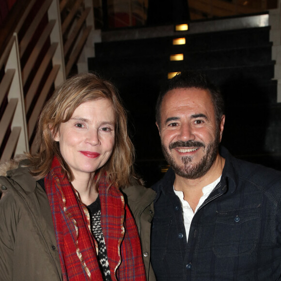Exclusif - Isabelle Carré et José Garcia - People à la générale de la Pièce "Biographie : Un jeu" au théâtre du Rond-Point à Paris le 8 mars 2022. © Bertrand Rindoff/Bestimage 