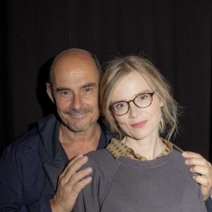 Exclusif - Bernard Campan et Isabelle Carré - Backstage de l'enregistrement de la première émission "On Est En Direct" (OEED), présentée par L.Ruquier, diffusée sur France 2 le 26 septembre 2020 © Jack Tribeca / Bestimage 