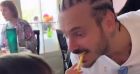 Christina Milian a partagé en story un doux moment entre Matt Pokora et son fils Kenna pour son anniversaire. @ Instagram / Christina Milian