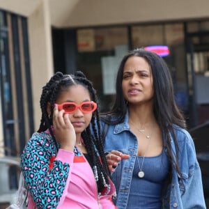 Christina Milian fête le 12 ème anniversaire de sa fille Christina Violet avec son compagnon Matt Pokora (M. Pokora) à Studio City le 26 février 2022.La mère de Christina et Karrueche Tran étaient parmi les amis et la famille présents.