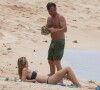 Exclusif - Sean Penn et sa compagne Leila George en vacances à Honolulu à Hawaï. Le 13 aout 2018.