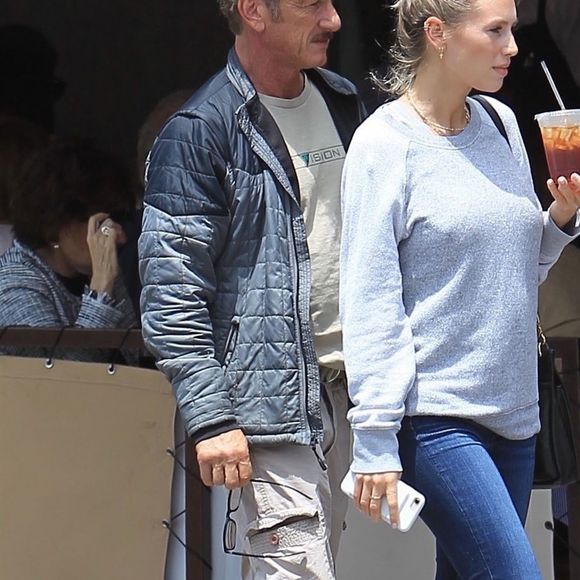 Exclusif - Sean Penn et sa fille Dylan Frances Penn sont allés déjeuner à Beverly Hills, le 5 juin 2018