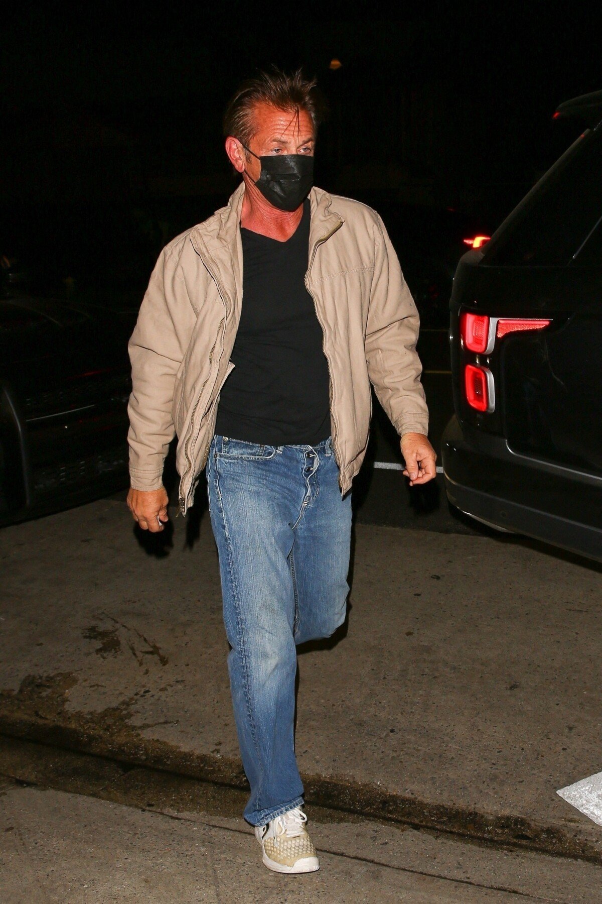 Photo : Exclusif - Sean Penn a dîné au restaurant Giorgio Baldi à Santa