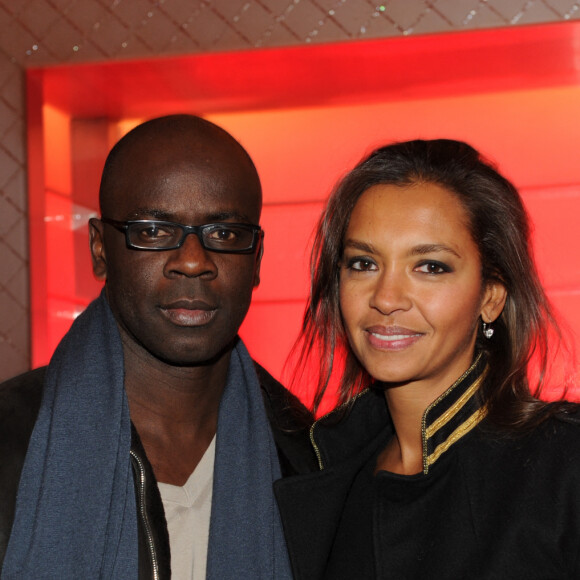 Lilian Thuram et Karine Le Marchand - Archives - 25 ans du magazine TV Mag Paris, le 09/02/2012 Plaza Athenee 