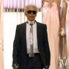 Karl Lagerfeld au défilé Chanel le 26/01/10