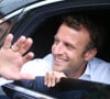 Le président de la république Emmanuel Macron est venu prendre un bain de foule surprise à Bormes-les-Mimosas