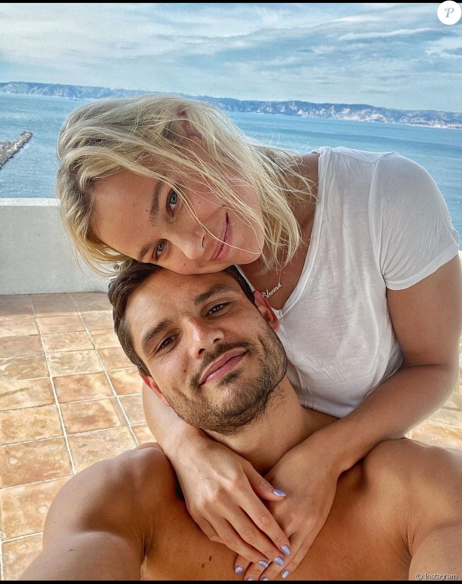 Florent Manaudou et sa compagne Pernille Blume.