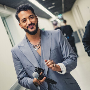 Exclusif - Backstage - Slimane - Enregistrement de l'émission "Tous ensemble pour la musique" pour la fête de la musique 2020 à l'AccorHotels Arena à Paris le 18 juin 2020. © Cyril Moreau / Veeren Ramsamy / Bestimage 