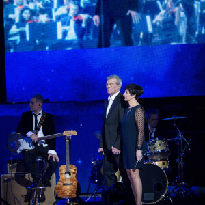 Exclusif - Laurence et Pierre Lemarchal (Parents de Grégory Lemarchal) - Emission hommage à "Grégory Lemarchal, 10 ans après l'histoire continue" au Zénith de Paris et retransmis en direct sur TF1 le 7 janvier 2017. © Cyril Moreau/Bestimage (no web - No Blog pour suisse et Belgique)