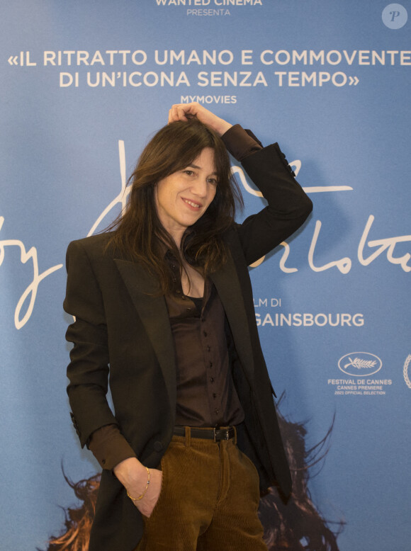 Charlotte Gainsbourg au photocall du film "Suzanna Andler" à Milan le 8 mars 2022 