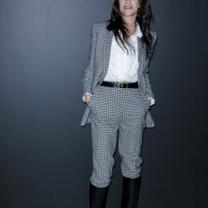 Charlotte Gainsbourg - Photocall du défilé Saint Laurent collection Printemps-Eté 2022 lors de la fashion week à Paris, le 28 septembre 2021. © Olivier Borde/Bestimage 