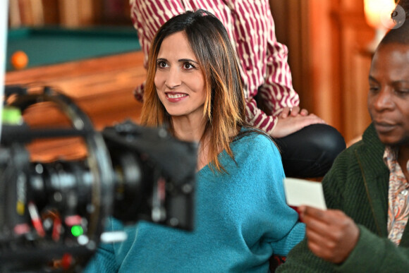 Exclusif - Fabienne Carat durant le tournage du double épisode final de "Section de recherches" à Nice, diffusé le 21 avril sur TF1. © Bruno Bebert / Bestimage