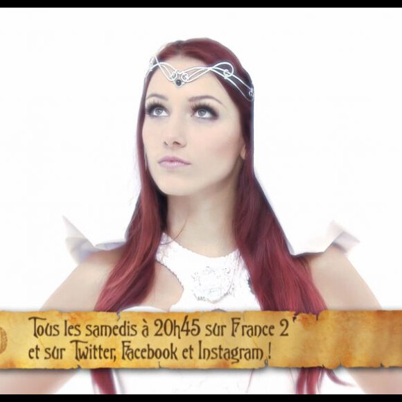 Delphine Wespiser joue Blanche dans Fort Boyard.