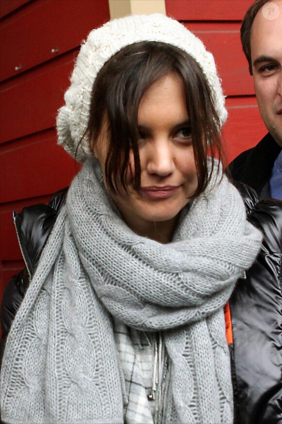 Katie Holmes au festival de Sundance le 26 janvier 2010 avec un look négligé !