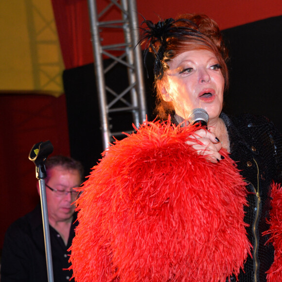 Exclusif - Régine - Dîner en l'honneur de Jean-Paul Belmondo lors de la Guinguette de Régine au Chalet La Bodega à Paris, le 14 novembre 2014.