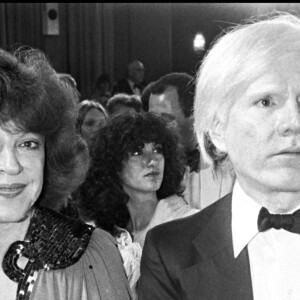 Régine et ANdy Warhol à Cannes en 1979