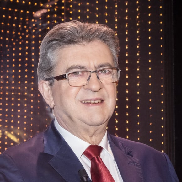 Exclusif - Jean-Luc Mélenchon - Enregistrement de l'émission "On Est En Direct (OEED)", présentée par Laurent Ruquier et Léa Salamé, et diffusée en direct le 30 avril sur France 2