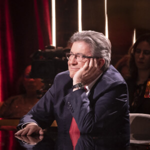 Exclusif - Jean-Luc Mélenchon - Enregistrement de l'émission "On Est En Direct (OEED)", présentée par Laurent Ruquier et Léa Salamé, et diffusée en direct le 30 avril sur France 2