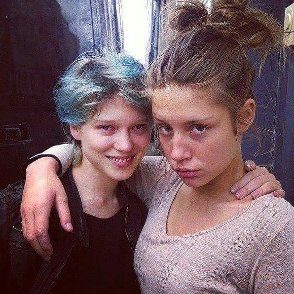 Adèle Exarchopoulos et Léa Seydoux au moment de La Vie d'Adèle @ Instagram / Adèle Exarchopoulos