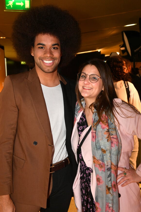 Exclusif - Gwendal Marimoutou, guest - Avant-première du film "Ténor" au Cinema Pathé Wepler à Paris le 2 mai 2022. © Veeren/Bestimage 