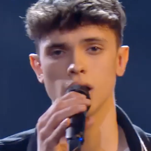 Gautier de l'équipe de Vianney lors des super cross-battles de "The Voice" - Émission du 7 mai 2022, TF1