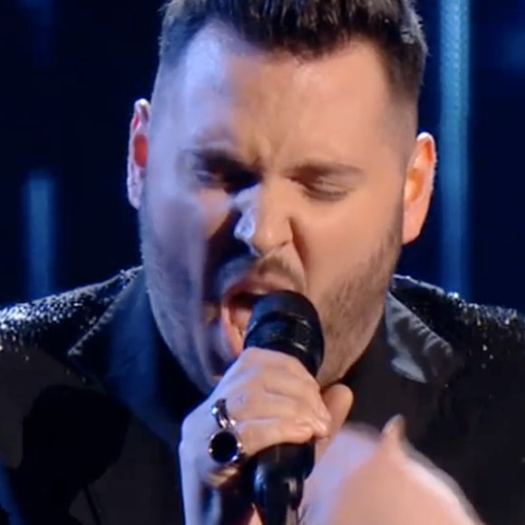 Kevin de l'équipe de Florent Pagny lors des super cross-battles de "The Voice" - Émission du 7 mai 2022, TF1