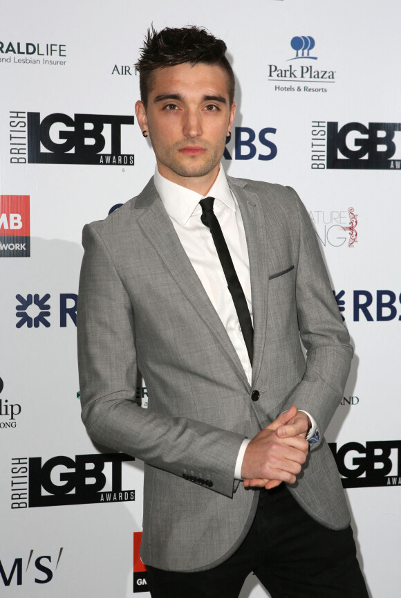 Tom Parker aux British LGBT Awards le 13 mai 2016