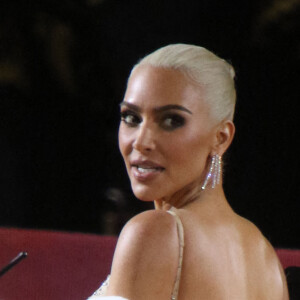 KIm Kardashian - Les célébrités arrivent à la soirée du "MET Gala 2022" à New York, le 2 mai 2022.