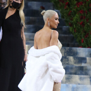 KIm Kardashian - Les célébrités arrivent à la soirée du "MET Gala 2022" à New York, le 2 mai 2022.