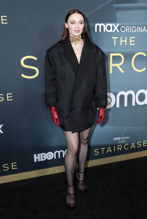 Sophie Turner  à la première du film "The Staircase" à New York, le 3 mai 2022. 