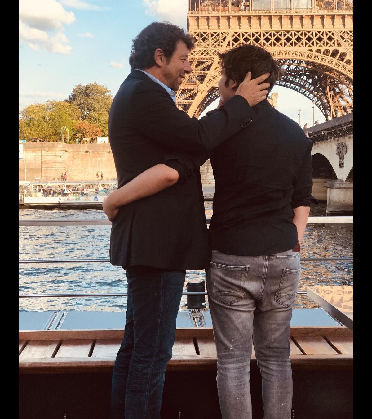 Photo : Patrick Bruel Et Son Fils Oscar Sur Instagram. - Purepeople