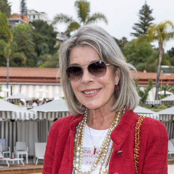 Caroline de Hanovre - Défilé croisière Chanel au Monte Carlo Beach à Monaco, le 5 mai 2022. © Olivier Borde / Bestimage