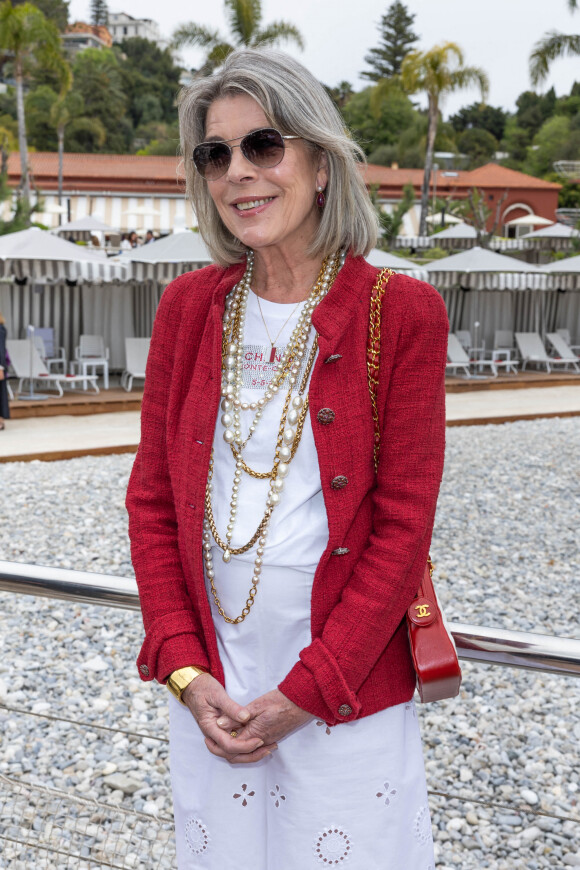 Caroline de Hanovre - Défilé croisière Chanel au Monte Carlo Beach à Monaco, le 5 mai 2022. © Olivier Borde / Bestimage