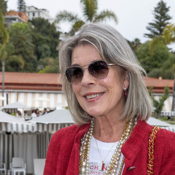 Caroline de Hanovre - Défilé croisière Chanel au Monte Carlo Beach à Monaco, le 5 mai 2022. © Olivier Borde / Bestimage