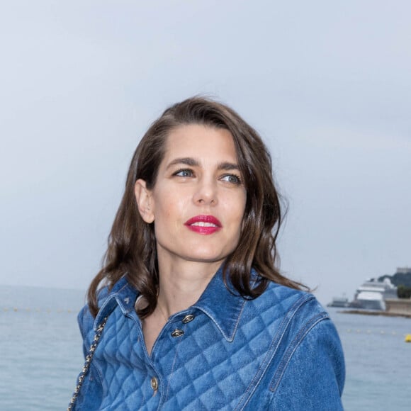 Charlotte Casiraghi - Défilé croisière Chanel au Monte Carlo Beach à Monaco, le 5 mai 2022. © Olivier Borde / Bestimage