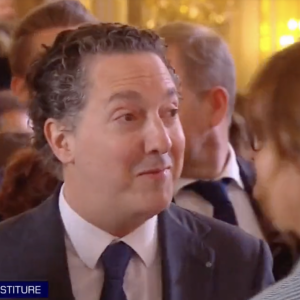 Guillaume Gallienne à la cérémonie d'investiture d'Emmanuel Macron, ce samedi 7 mai 2022