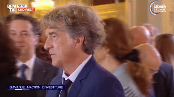 François Cluzet à la cérémonie d'investiture d'Emmanuel Macron, ce samedi 7 mai 2022