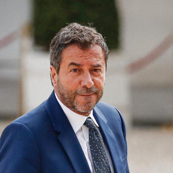 Bernard Montiel - Arrivées des personnalités - Cérémonie d'investiture du Président de la République à Paris le 7 mai 2022 © Aurelien Morissard / Panoramic / Bestimage