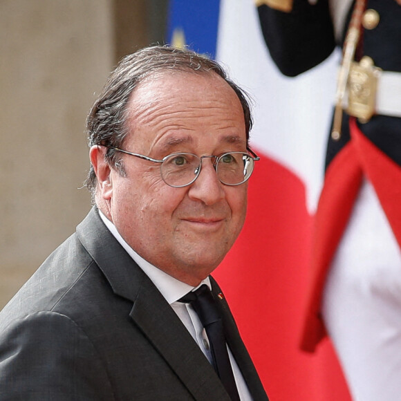 François Hollande - Arrivées des personnalités - Cérémonie d'investiture du Président de la République à Paris le 7 mai 2022 © Aurelien Morissard / Panoramic / Bestimage