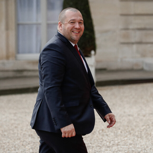 Guillaume Gomez (ancien chef de l'Élysée) - Arrivées des personnalités - Cérémonie d'investiture du Président de la République à Paris le 7 mai 2022 © Aurelien Morissard / Panoramic / Bestimage