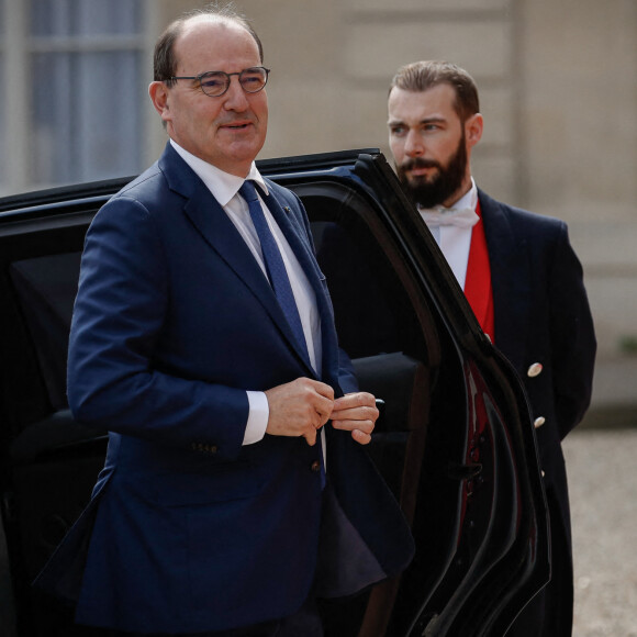 Jean Castex - Arrivées des personnalités - Cérémonie d'investiture du Président de la République à Paris le 7 mai 2022 © Aurelien Morissard / Panoramic / Bestimage