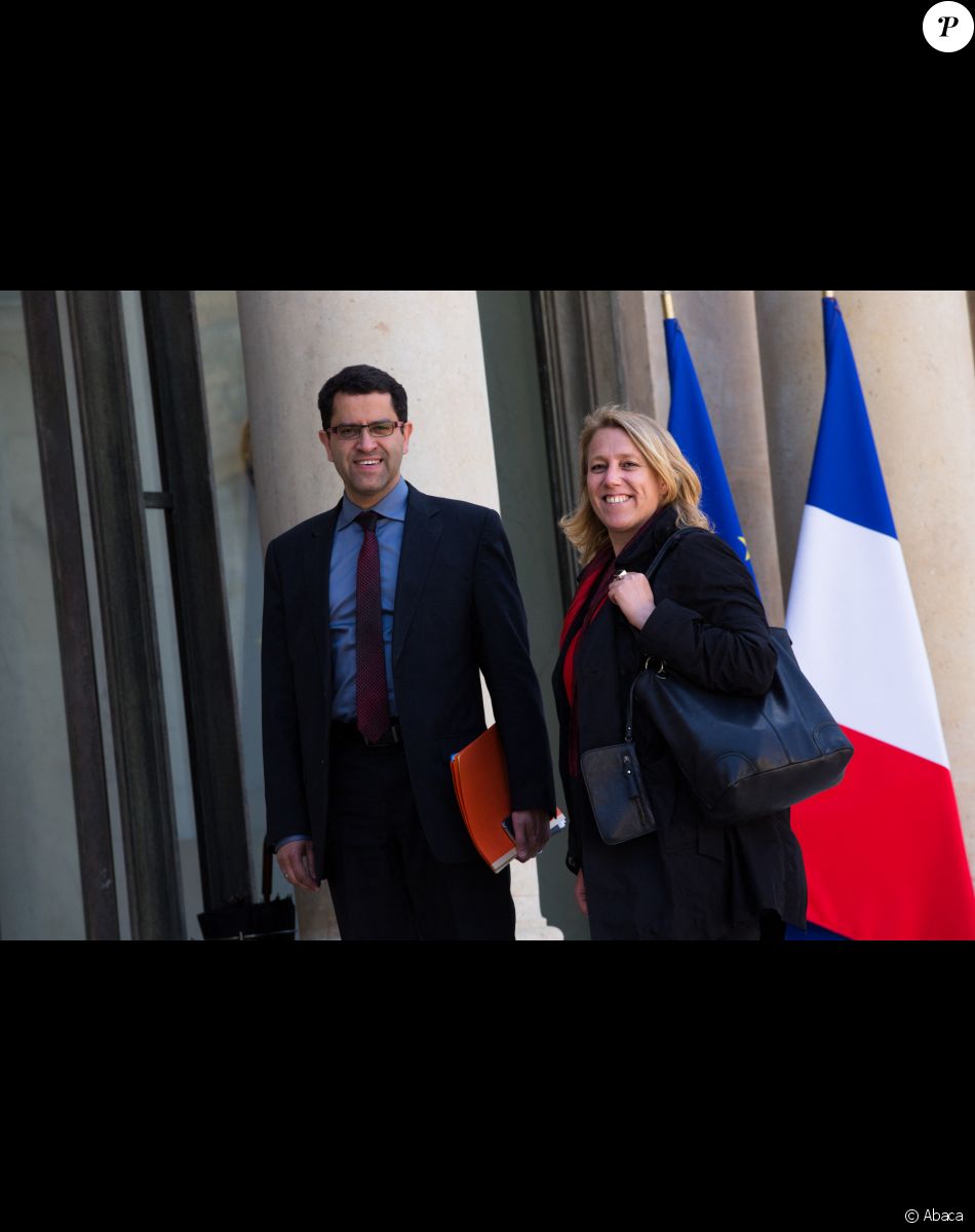 Gabriel Amard et Danielle Simonnet à l'Elysée le 16 mai 2014