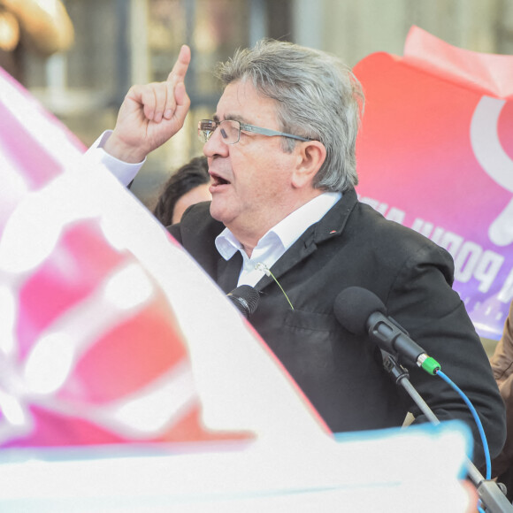 Jean-Luc Mélenchon - Manifestation du 1er Mai 2022 à Paris le 1er mai 2022