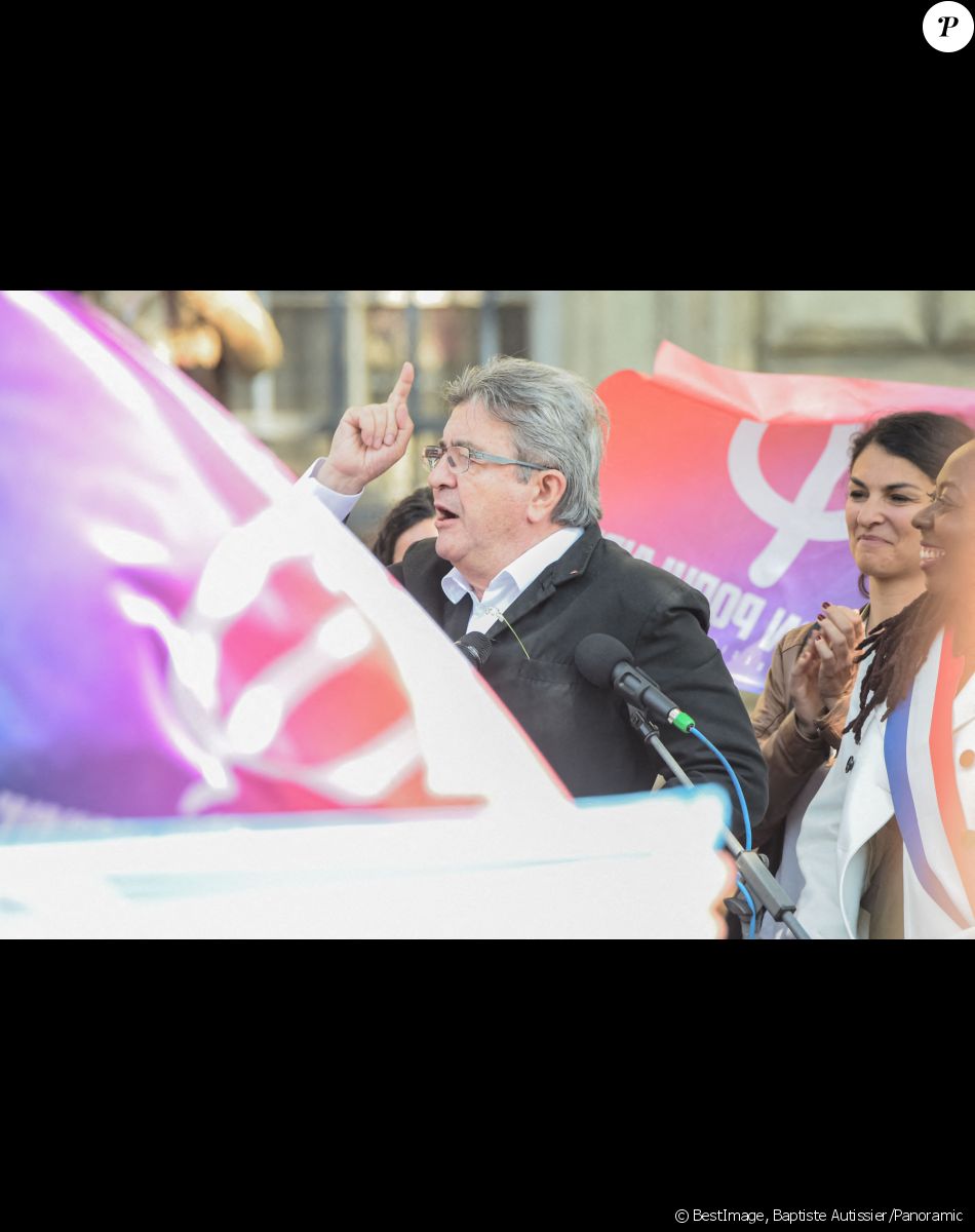 Jean-Luc Mélenchon - Manifestation du 1er Mai 2022 à Paris le 1er mai 2022