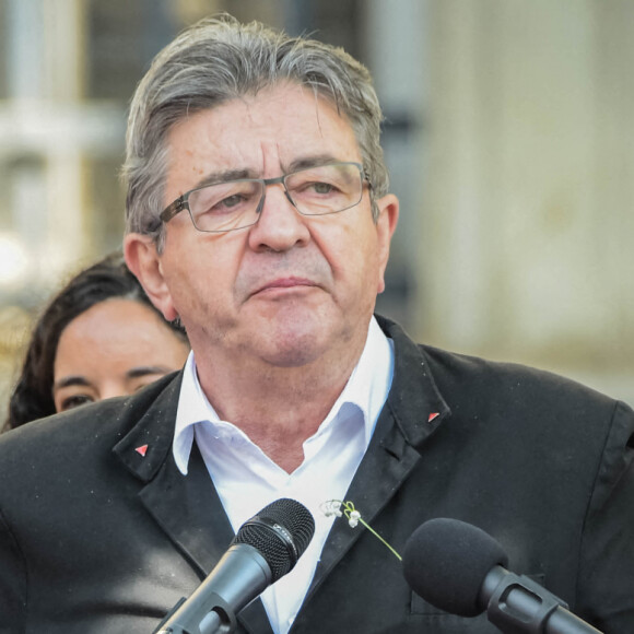 Jean-Luc Mélenchon - Manifestation du 1er Mai 2022 à Paris le 1er mai 2022