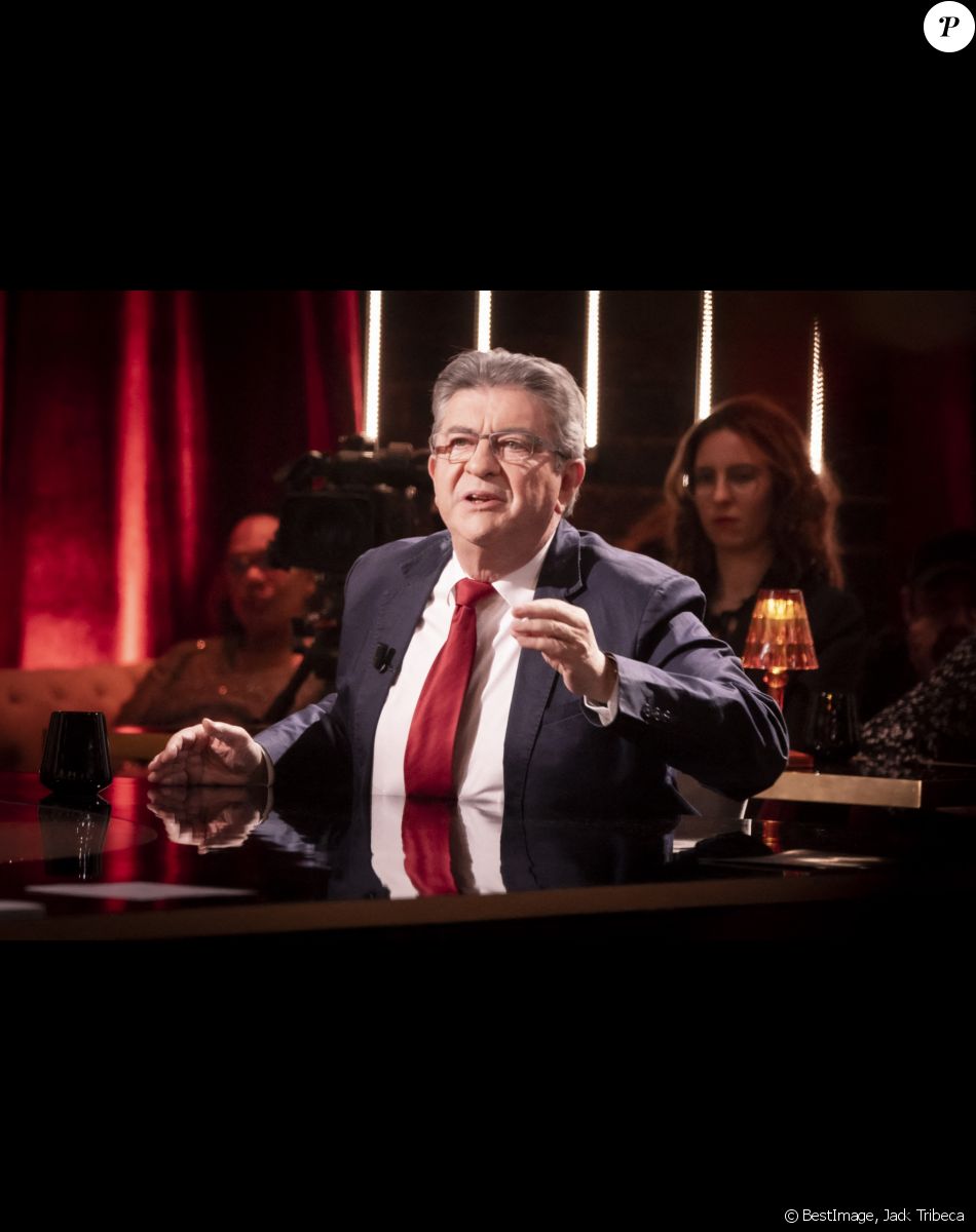Exclusif - Jean-Luc Mélenchon - Enregistrement de l'émission "On Est En Direct (OEED)" diffusée le 30 avril sur France 2