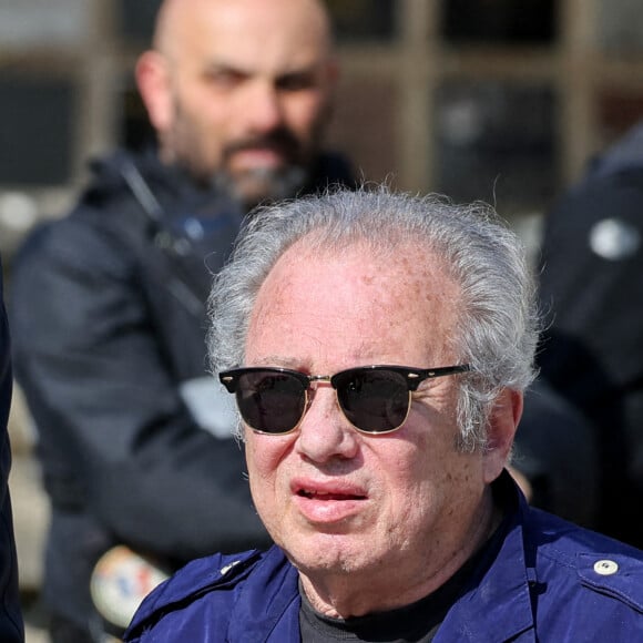 Obsèques de la chanteuse Régine au Crematorium du cimetière du Père-Lachaise à Paris. Le 9 mai 2022 © Jacovides-Moreau / Bestimage