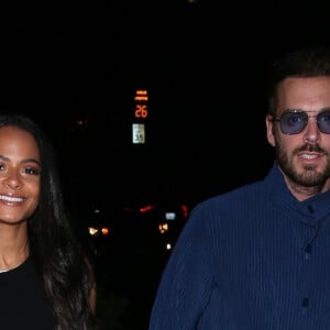 Exclusif - Christina Milian, Matt Pokora - Les célébrités arrivent à la soirée du 34 ème anniversaire d'Umar Kamani, PDG et co-fondateur de la marque de vêtements "Pretty Little Thing", à Los Angeles, le 21 mars 2022.