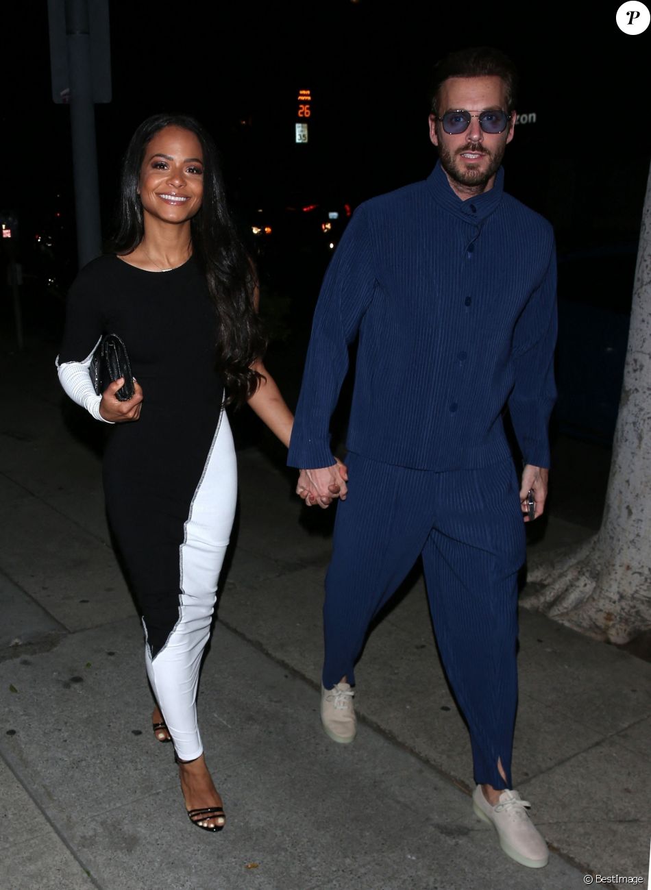 Exclusif - Christina Milian, Matt Pokora - Les célébrités arrivent à la