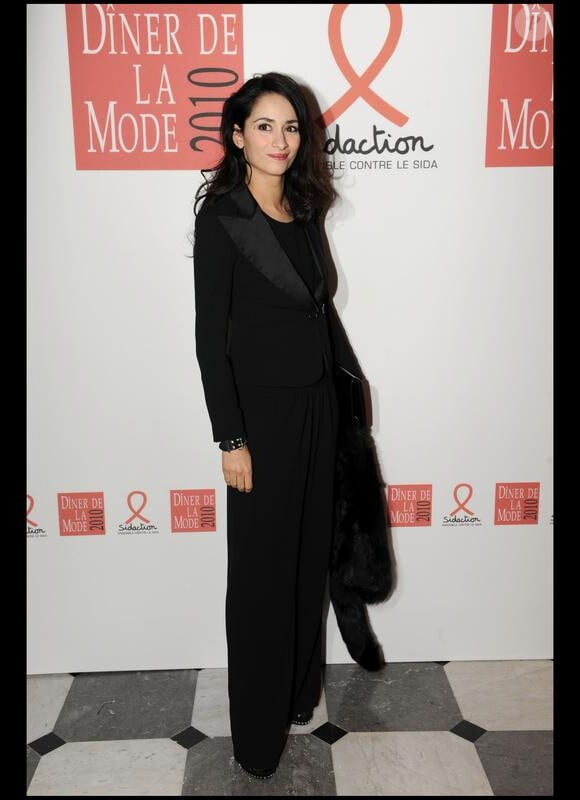 Rachida Brakni au Dîner de la mode le 28 janvier 2010